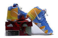 Load image into Gallery viewer, Nike Kyrie 4 Blue Yellow White  Men Basketball Shoes Sale Size US 7,8,8.5,9.5,10,11,12