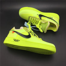 Load image into Gallery viewer, Nike OFF-WHITE VOLT X AIR FORCE 1 Shoes Basketball Men Size US 7, 8, 8.5, 9, 10, 11, 12, 13