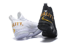 Load image into Gallery viewer, Nike Lebron XV 15 Equality Black White Men Shoes Sale Size US7,8,8.5,9,10,11,12