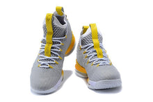 Load image into Gallery viewer, Nike Lebron XV 15 Grey Gold Yellow Men Shoes Sale Size US7,8,8.5,9,10,11,12