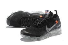 Load image into Gallery viewer, OFF WHITE x Nike Air Vapormax Black  Shoes Sneakers Men Sale Size US 7, 8, 8.5, 9, 10, 11