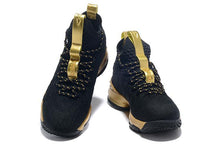 Load image into Gallery viewer, Nike Lebron XV 15 Black Gold Men Shoes Sale Size US7,8,8.5,9,10,11,12