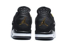 Load image into Gallery viewer, Nike Air Jordan 4 Retro Black White Gold Basketball Men Size US 7 - 13