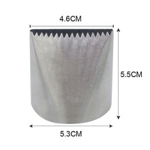 Load image into Gallery viewer, Large Stainless Steel Nozzle Extra Icing Piping Nozzles Cream Cake Decorating Pastry Tip Fondant Baking Tools Accessories