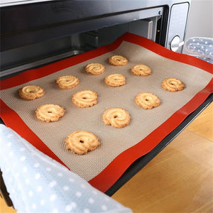1 Pcs Non-Stick Silicone Baking Mat Pad Sheet Baking pastry tools Rolling Dough Mat Large Size for Cake Cookie Macaron