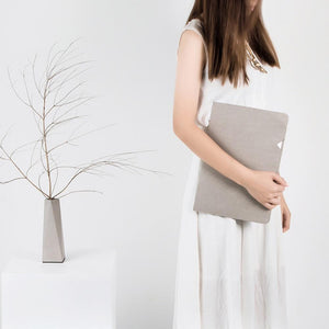 1PC Simple Solid A4 Big Capacity Document Bag V-Kraft Washed Kraft Paper A4 Two-Page Folder waterproof (31.5*21.8*0.2)