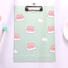 Load image into Gallery viewer, 31x21.9cm A4 Clipboard Writing Pad File Folders Cartoon Animal Kawaii Pig Document Holder School Office Stationery Supply