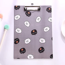 Load image into Gallery viewer, 31x21.9cm A4 Clipboard Writing Pad File Folders Cartoon Animal Kawaii Pig Document Holder School Office Stationery Supply